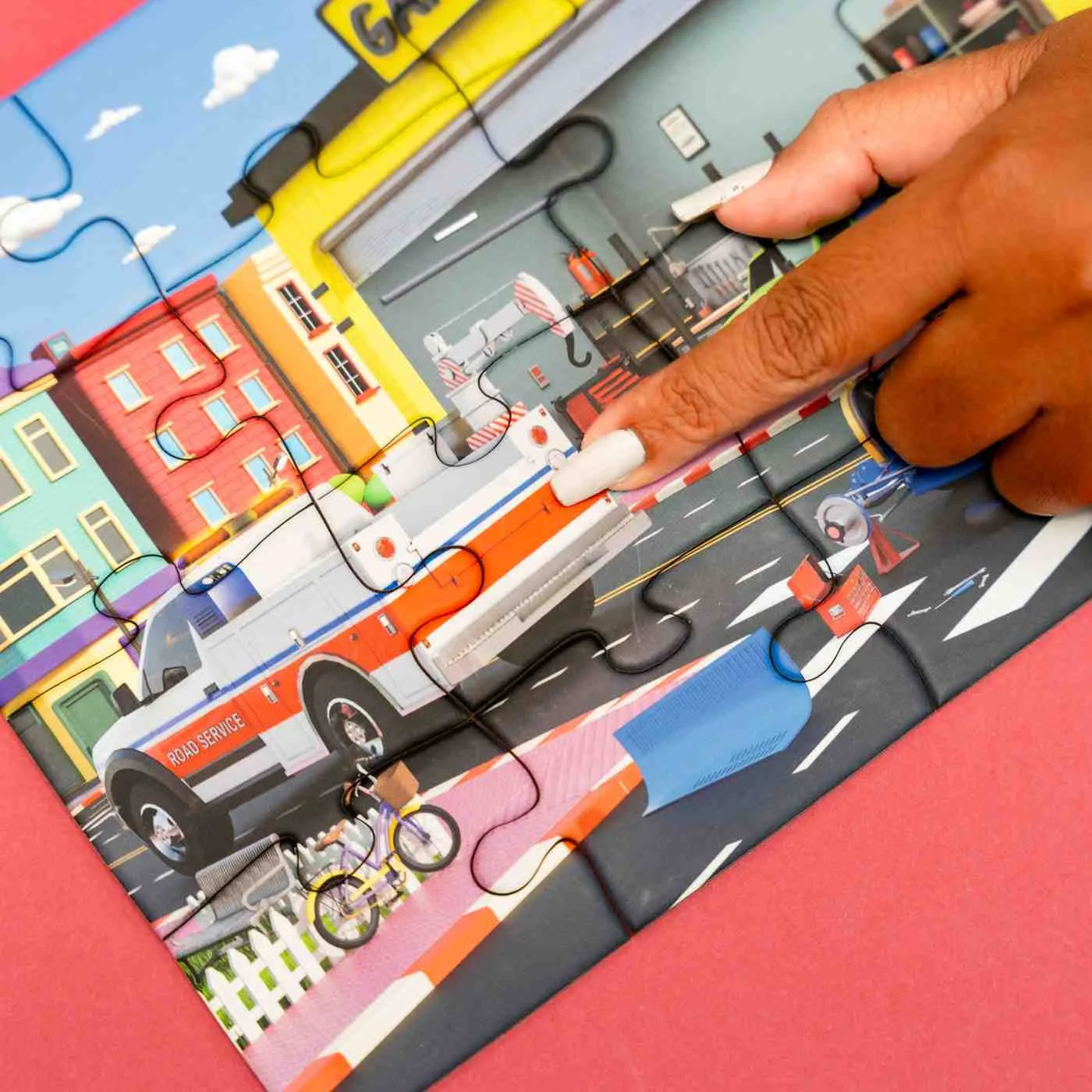 4 in 1 Jigsaw Puzzle - Emergency Vehicles (9 Pcs - 20 Pcs) - Image 11
