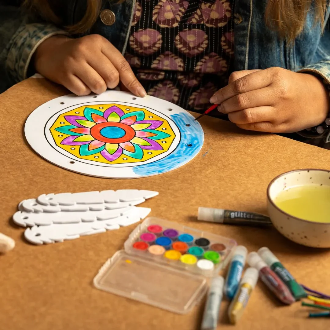 DIY Dream Catcher - Mandala Art for Kids - Image 12
