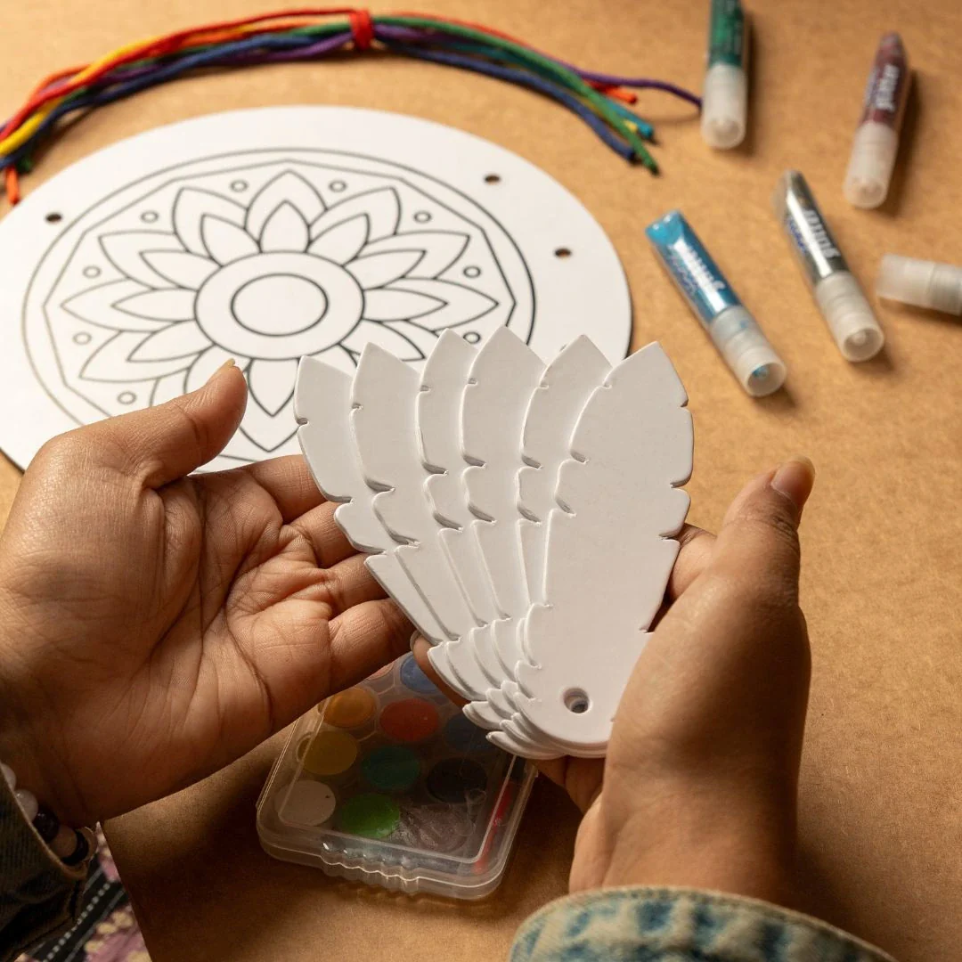 DIY Dream Catcher - Mandala Art for Kids - Image 4