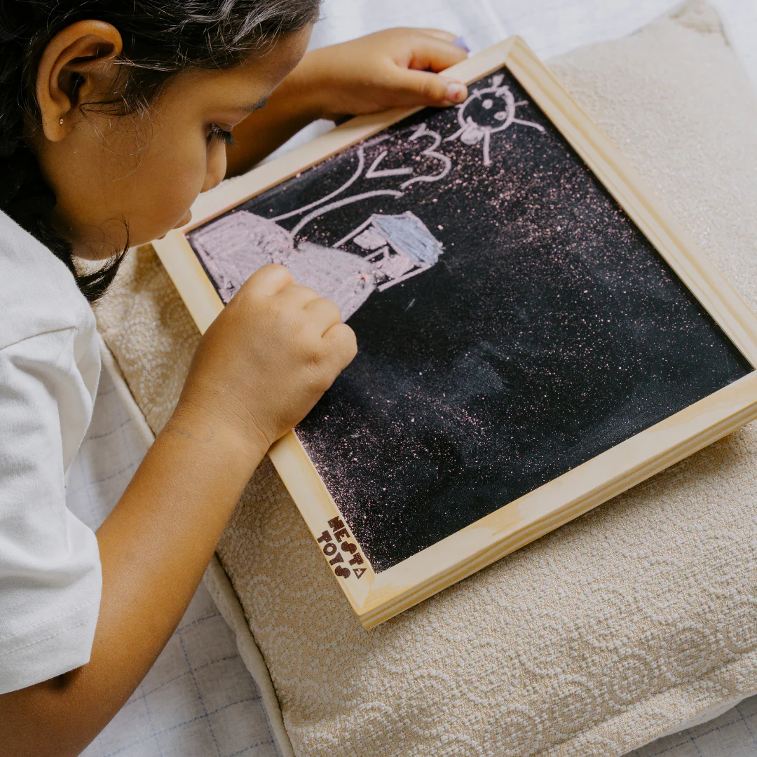 Double Sided Blackboard Slate | Pre-writing Toys for Kids - Image 3