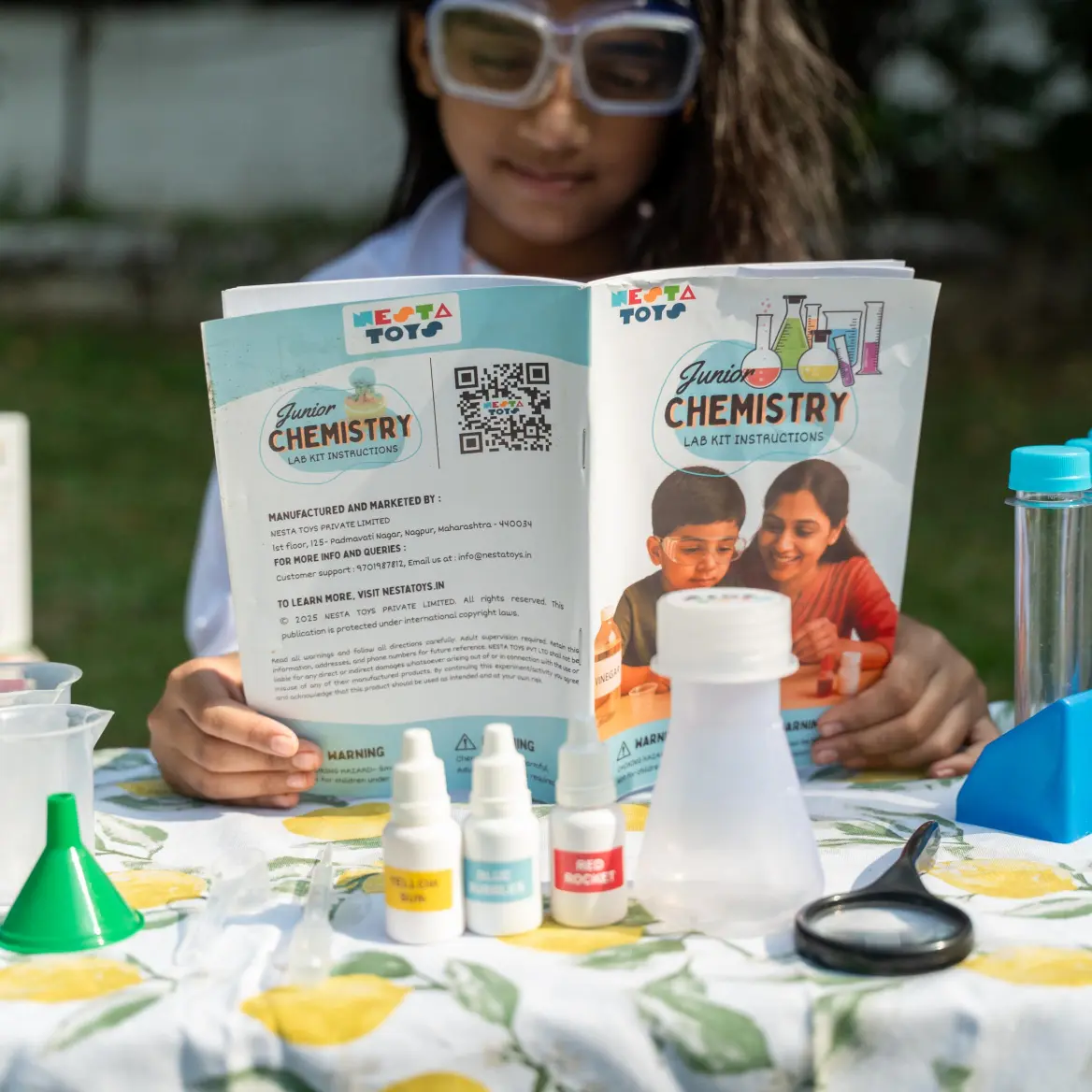 Junior Chemistry Lab Kit - Safe & Fun Science Experiments for Kids - Image 3