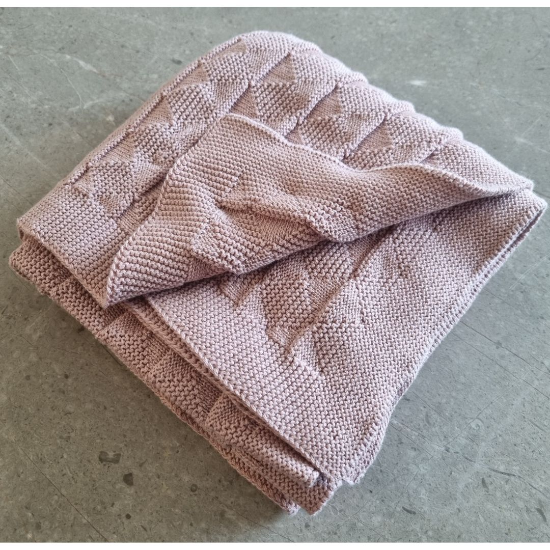 Knitted Cotton Baby Swaddle (80x100 cm) | Perfect for Baby’s Comfort - Image 3