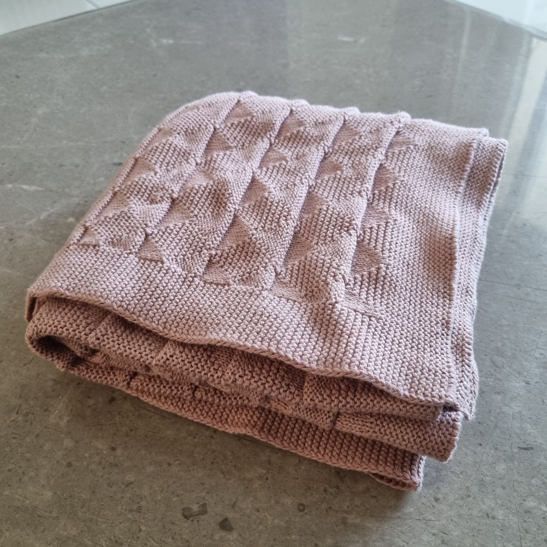Knitted Cotton Baby Swaddle (80x100 cm) | Perfect for Baby’s Comfort - Image 4