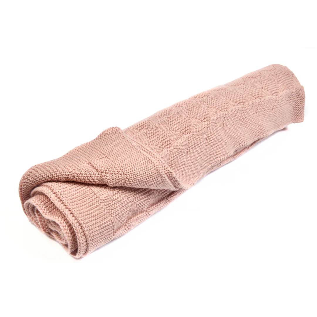 Knitted Cotton Baby Swaddle (80x100 cm) | Perfect for Baby’s Comfort - Image 5
