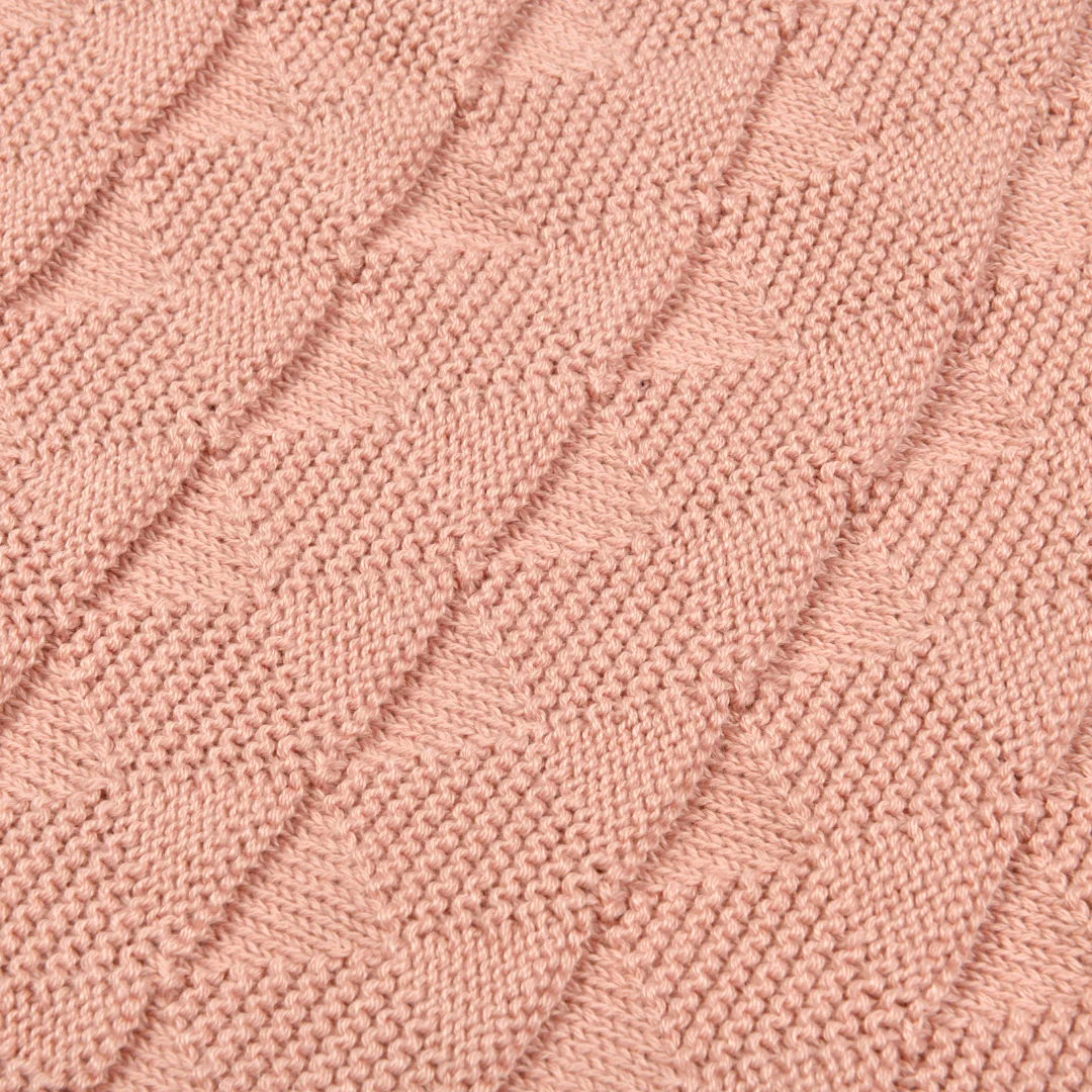 Knitted Cotton Baby Swaddle (80x100 cm) | Perfect for Baby’s Comfort - Image 7