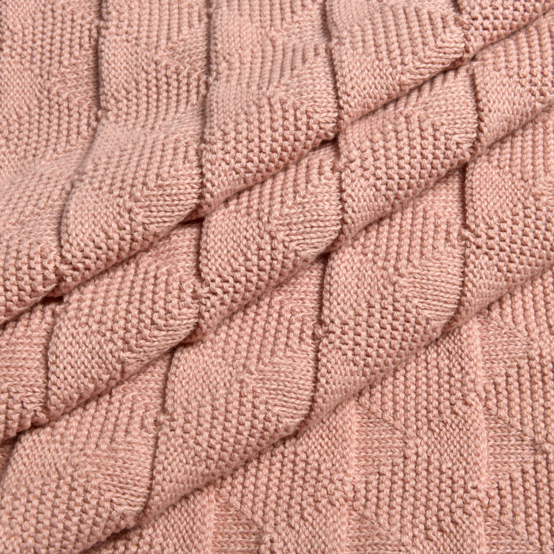Knitted Cotton Baby Swaddle (80x100 cm) | Perfect for Baby’s Comfort - Image 8