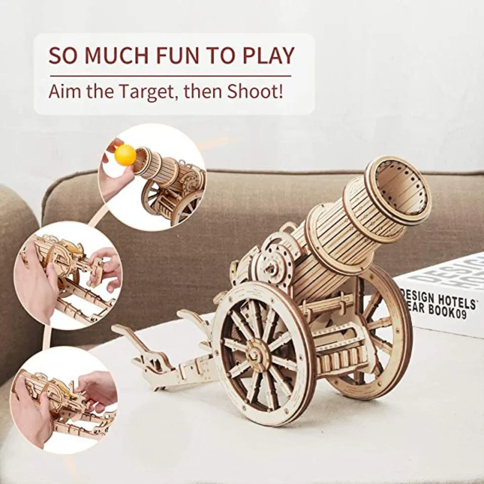 Medieval Wheeled Cannon (158 Pcs) - Image 3