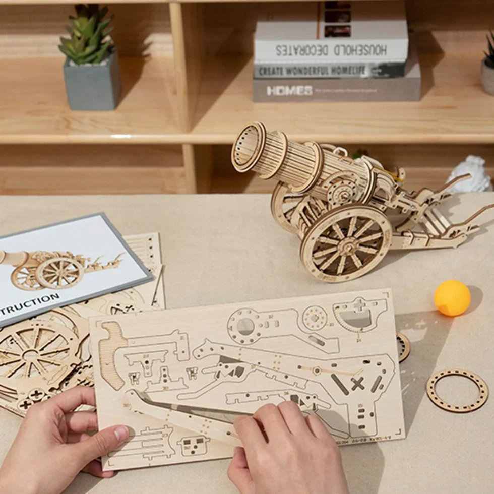Medieval Wheeled Cannon (158 Pcs) - Image 4