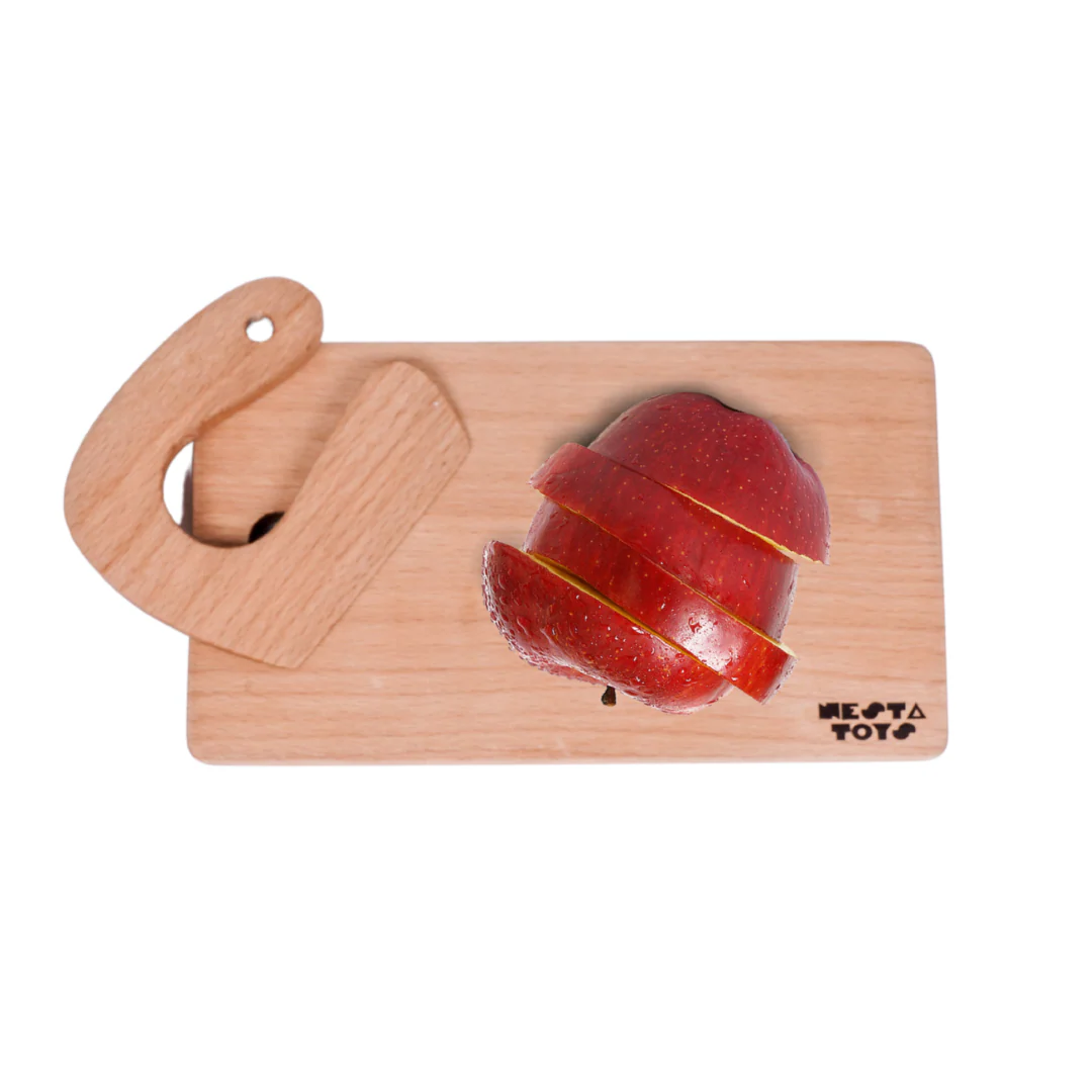 Montessori Chopping Board & Knife | Safe Cutting Tool for Kids - Image 6
