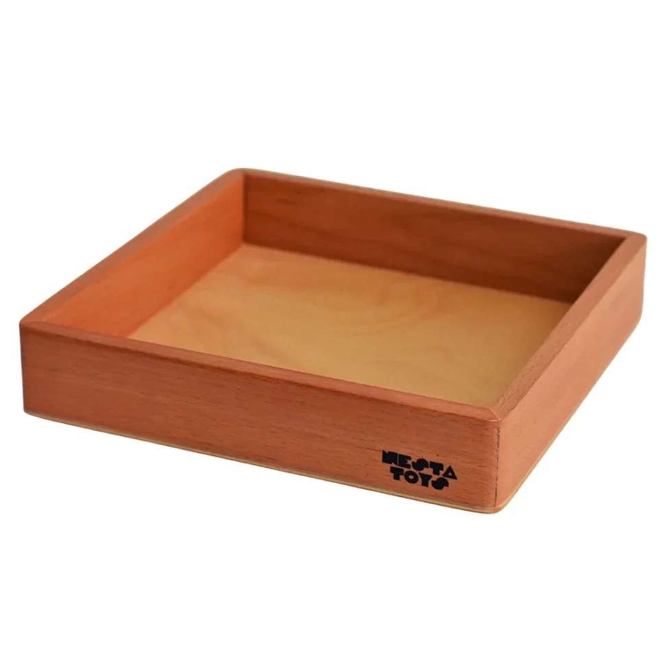 Wooden Montessori Tray | Sand Writing & Sensory Learning Toy - Image 8