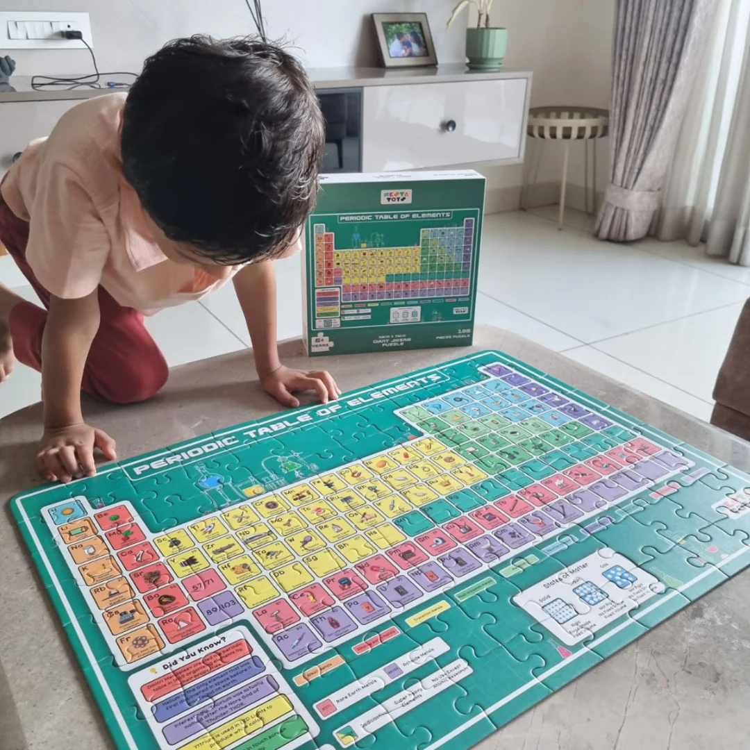 Periodic Table of Elements Jigsaw Puzzle (108 Jumbo Pieces) - Image 4