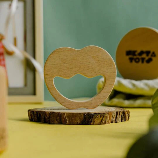 Wooden Egg Shaker (Rattle) & Teether Combo (3+ Months) - Image 8