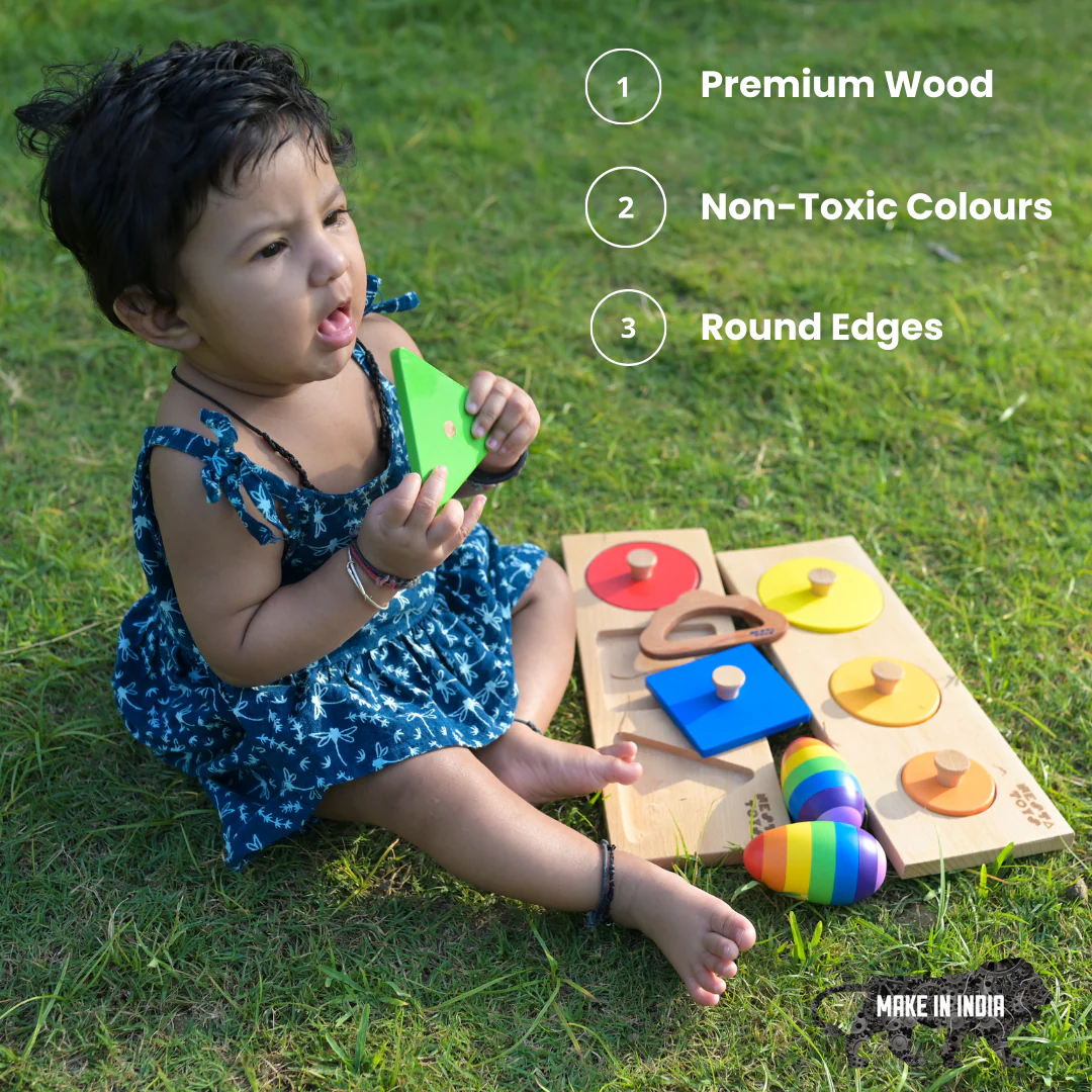Beech Wooden Cloud Teether  (0-1.5 years) - Image 3