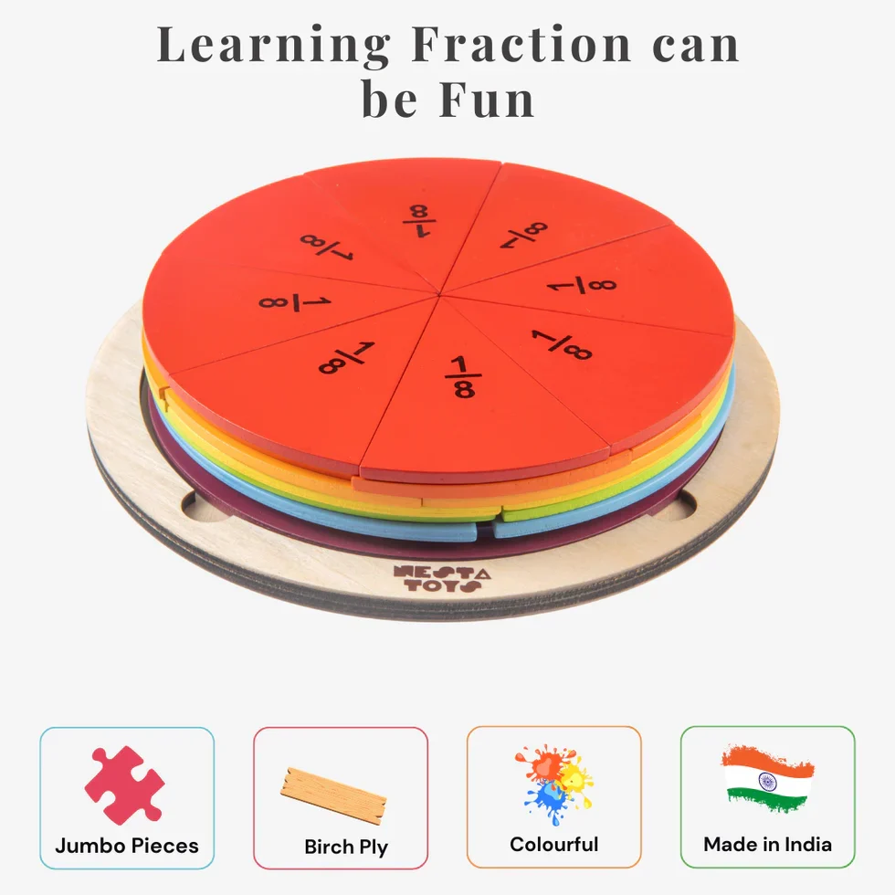 Fraction Puzzle (37 Pcs) - Image 7