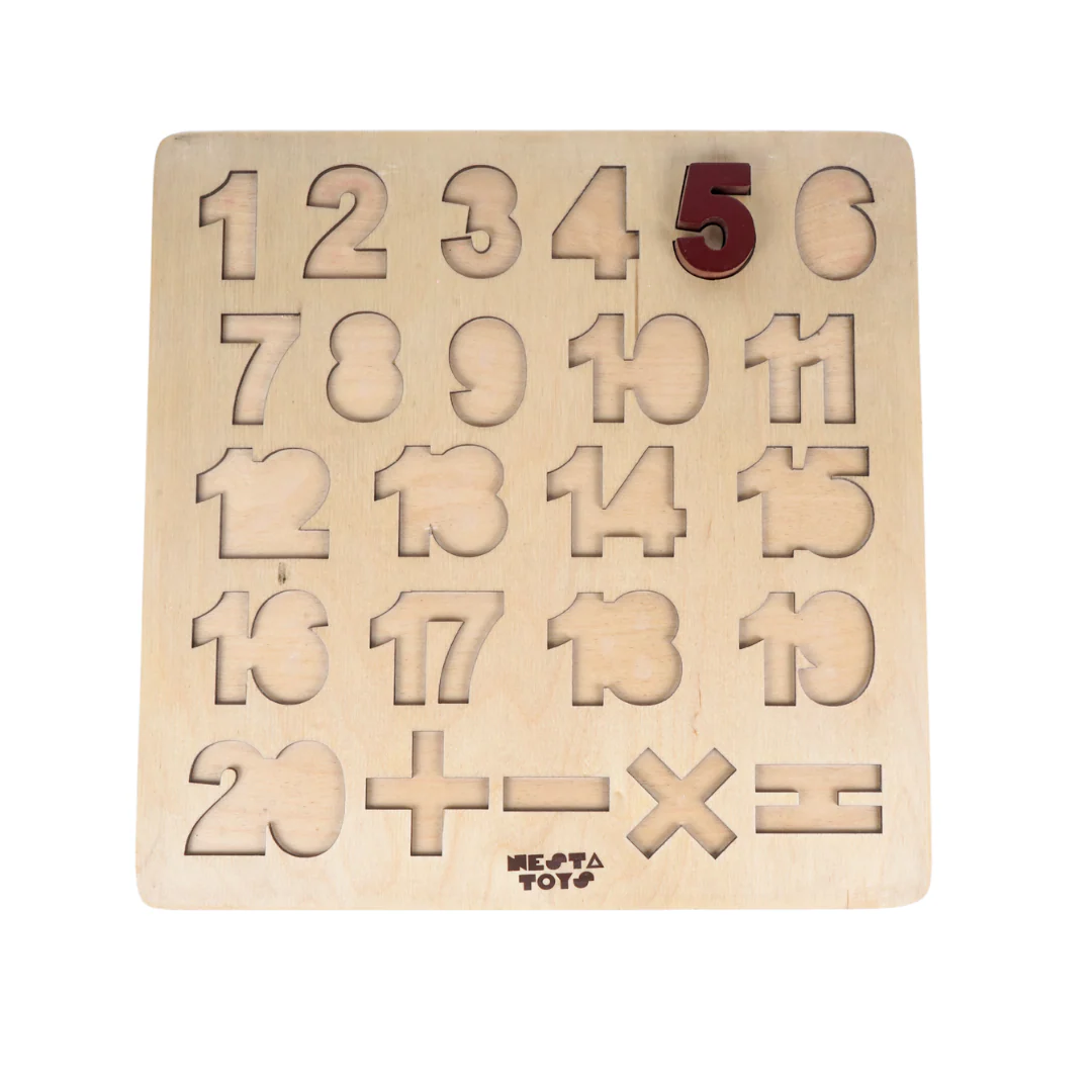NESTA TOYS - Wooden Number Puzzle Toys - Image 3