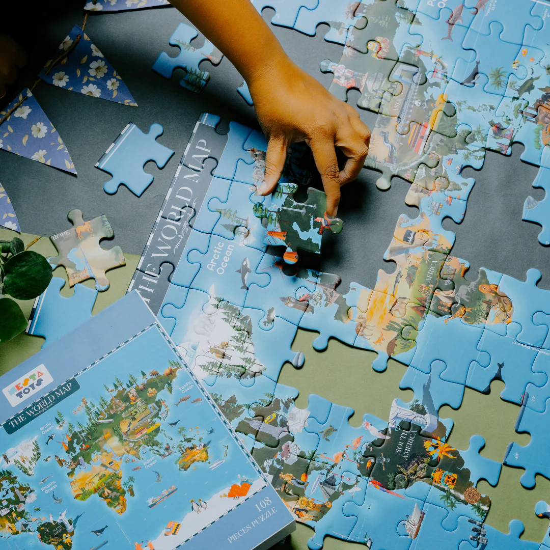 World Map Jigsaw Puzzle (108 Jumbo Pieces) - Image 5